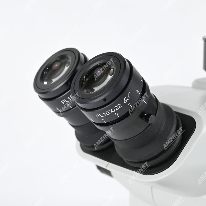 ZM-6745TX 6.7X-45X Greenough optical Trinocular Zoom Stereo Microscope Head with light split optional