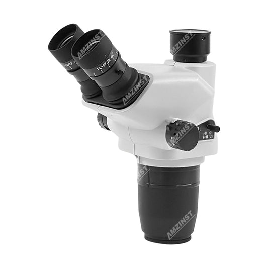 ZM-6745TX 6.7X-45X Greenough optical Trinocular Zoom Stereo Microscope Head with light split optional