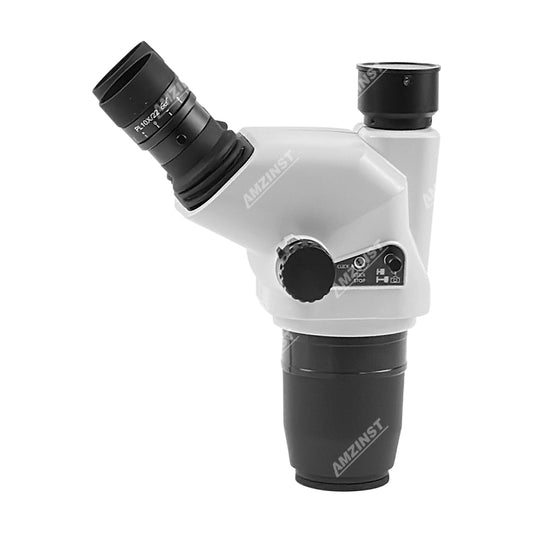ZM-6745TX 6.7X-45X Greenough optical Trinocular Zoom Stereo Microscope Head with light split optional