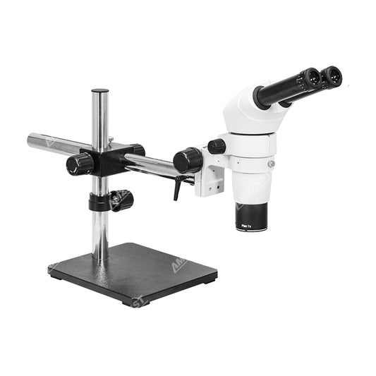 ZM-80BP4 Serise Binocular Parallel Zoom Stereo Microscope with T-P4 Single Arm Boom Stand