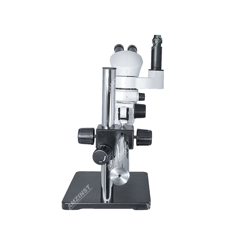 ZM-80TP4 Serise Trinocular paralelo zoom microscopio estéreo con soporte de pluma de un solo brazo T-P4