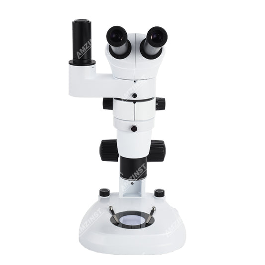 ZM-80 ° microscopio estéreo trinocular con ruta de luz paralela de infinito galileo