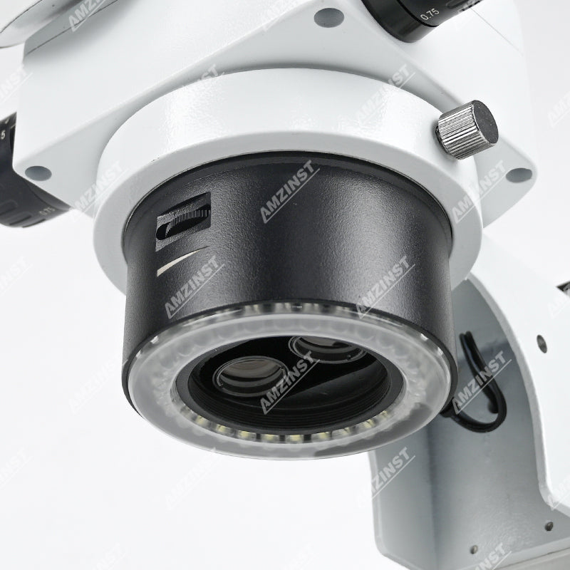 ZM0755-W4 стереомикроскоп с зумом 0,7X-5X