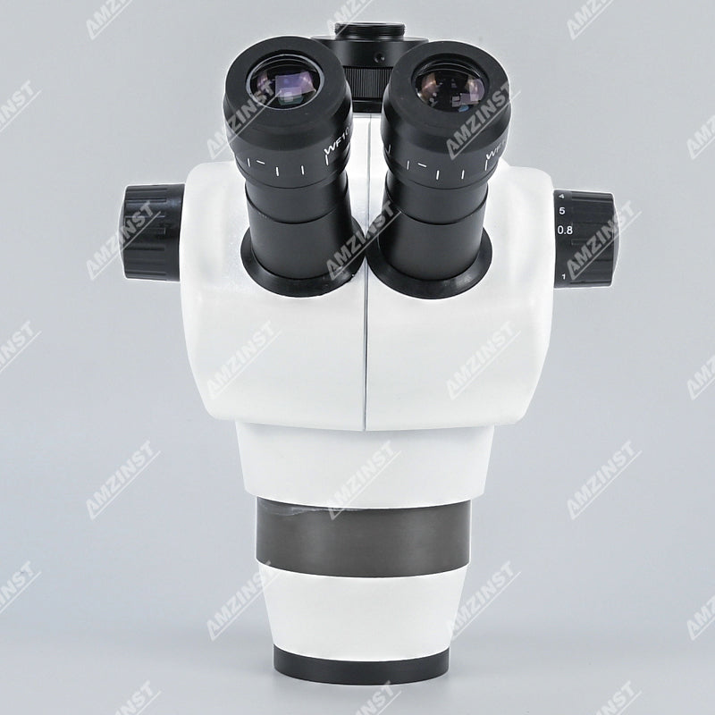 ZM-0850TH 0.8X-5X Simul-Focal Trinocular Stereo Zoom Microscope Head