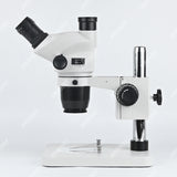 ZM6552T-D1 Zoom 0.65X-5.2X Trinocular Stereo Microscope with 10x/24mm Eyepieces