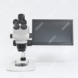 ZM6565T-D5L13 0.65X - 6.5X Zoom Trinocualr Digital Stereo Microscope With 13.3 Inch LCD Screen
