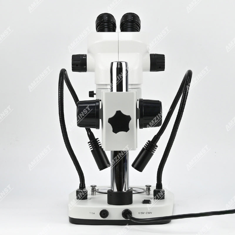 ZM6745B-D9 0.67X-4.5X Zoom Stereo Microscope with Dual Illuminator