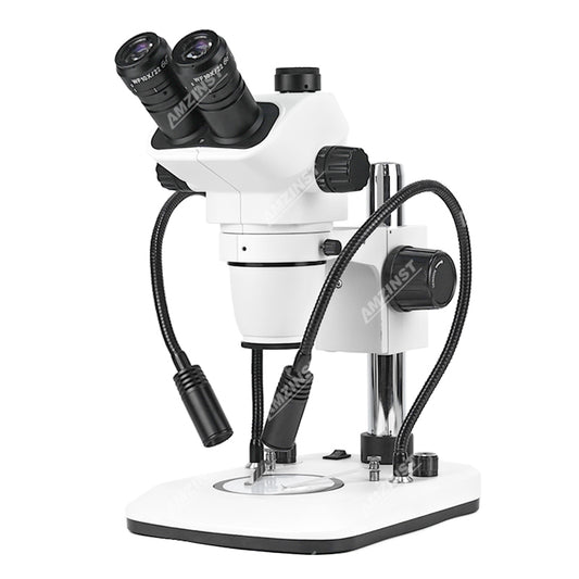 ZM6745T-D9 0.67X-4.5X Zoom Stereo Microscope with Dual Illuminator
