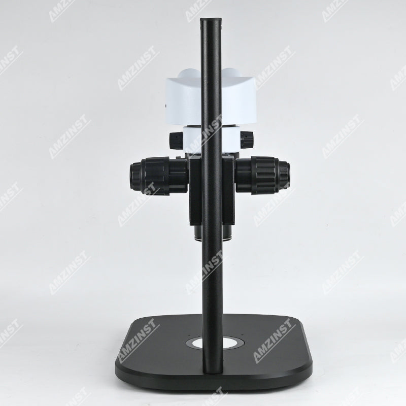 ZM850-M3R500 Ergonomic Tilting Binocular Zoom Stereo Microscope with Heavy Base Microscope Track Stand