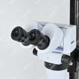 ZM850-M3R500 Ergonomic Tilting Binocular Zoom Stereo Microscope with Heavy Base Microscope Track Stand
