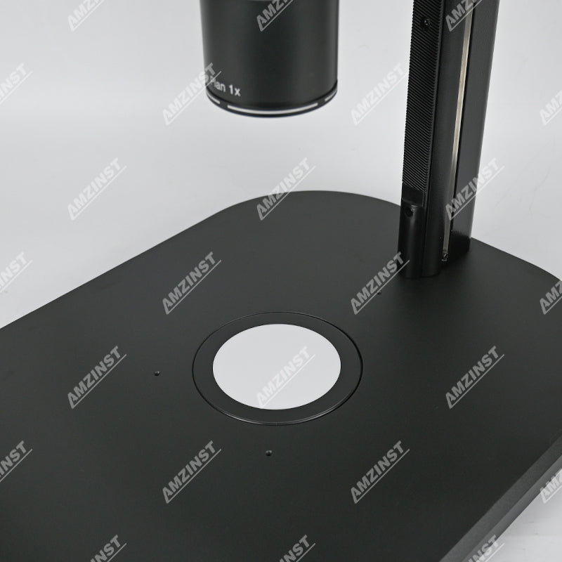 ZM850-M3R500 Ergonomic Tilting Binocular Zoom Stereo Microscope with Heavy Base Microscope Track Stand