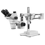 ZMG-3TP2 0,67x-4,5X Greenough Trinocular Stereo-Mikroskop mit zwei Armboom-Ständer