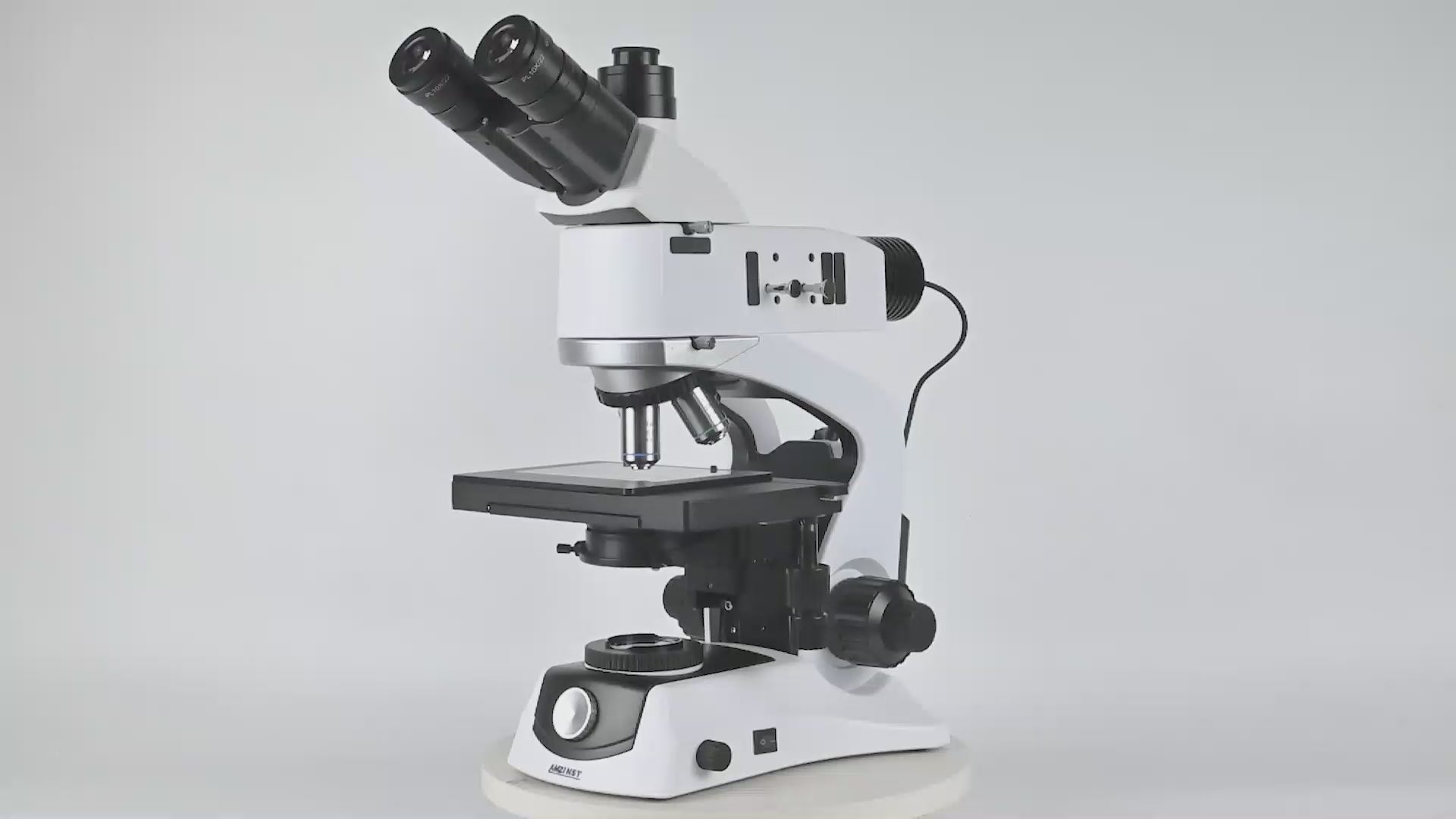 Тринокулярный металлургический микроскоп AJX-270RT со светодиодом 5 Вт проходящего и отраженного света