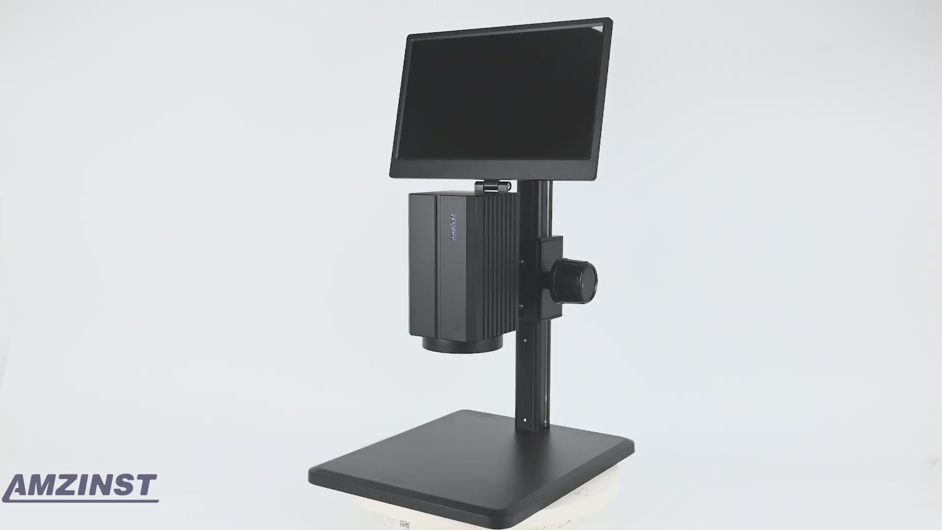 Microscopio estéreo de video ZM-25LCD con cámara de 5 MP integrada y pantalla LCD de 12 pulgadas 