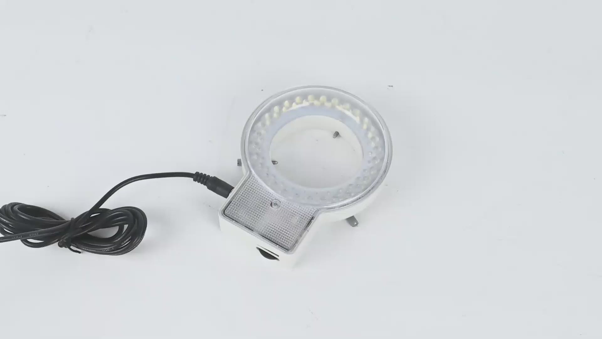 LED-60TB Iluminador de luz del anillo de microscopio blanco con aprobación UL y CE