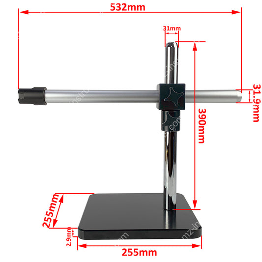 T-P17 Single Arm Boom Stand With 76mm Focus Mount