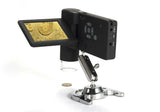 DZM-5PT 5.0MP Microscopio digital móvil de mano con aumento de 1200X, almacenamiento micro-SD