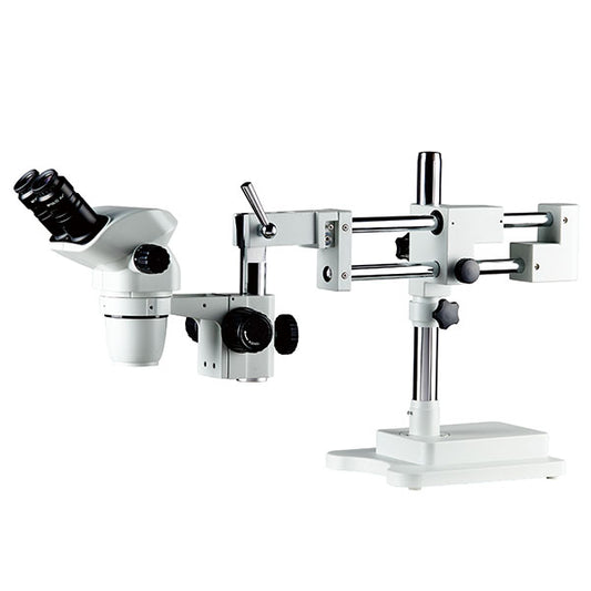 ZMG-3BP2 0.67X-4.5X Microscopio estereo binocular de GreenOugh con soporte de doble brazo de brazo