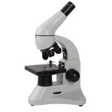 NK-T15 40x-640x Students Monocular Microscope with Top and Bottom LED Illumination