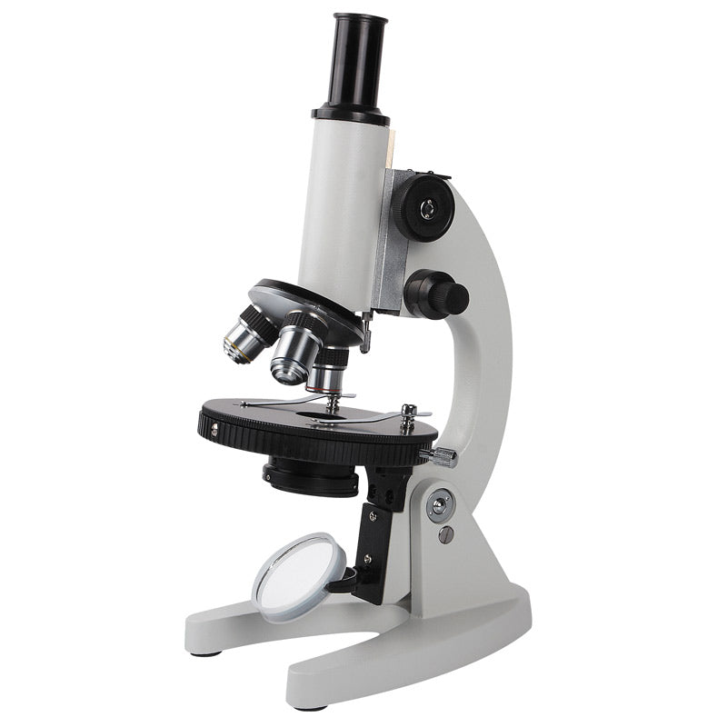 NK-T1 25X-675X Microscopio monocular de estudiantes con ajuste grueso y fino