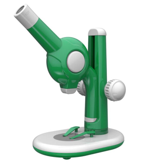 AST-BW NUEVO DESEÑO Microscopio de 15x Kit de bricolaje con color verde y blanco