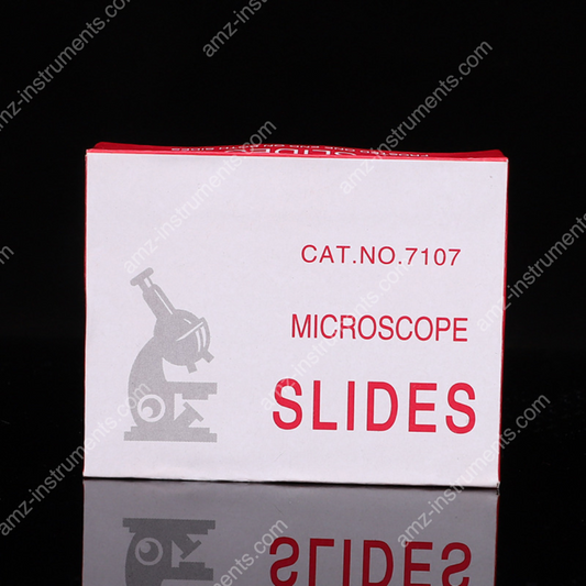 BP-7107 Microscopio en blanco Tasúas del borde de tierra con un extremo esmerilado en ambos lados