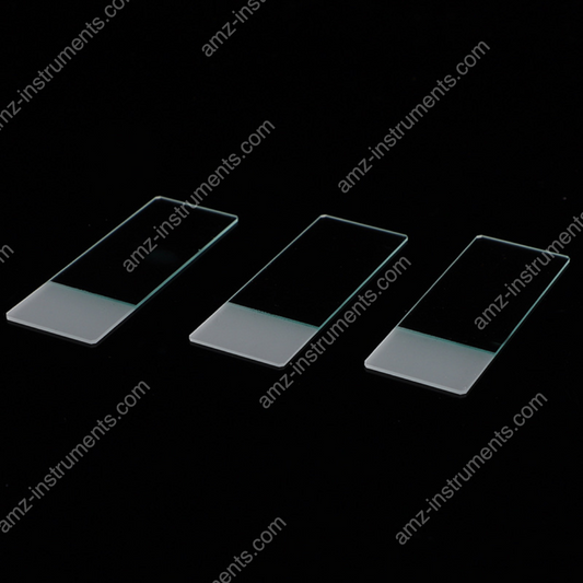 BP-7107 Blank microscope slides ground edge with frosted one end on both sides