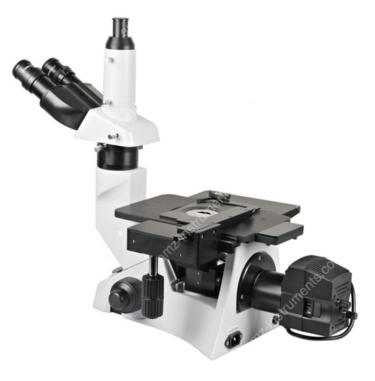 AJX-100m Microscopio metalúrgico invertido con el plan infinito Objetivo acromático