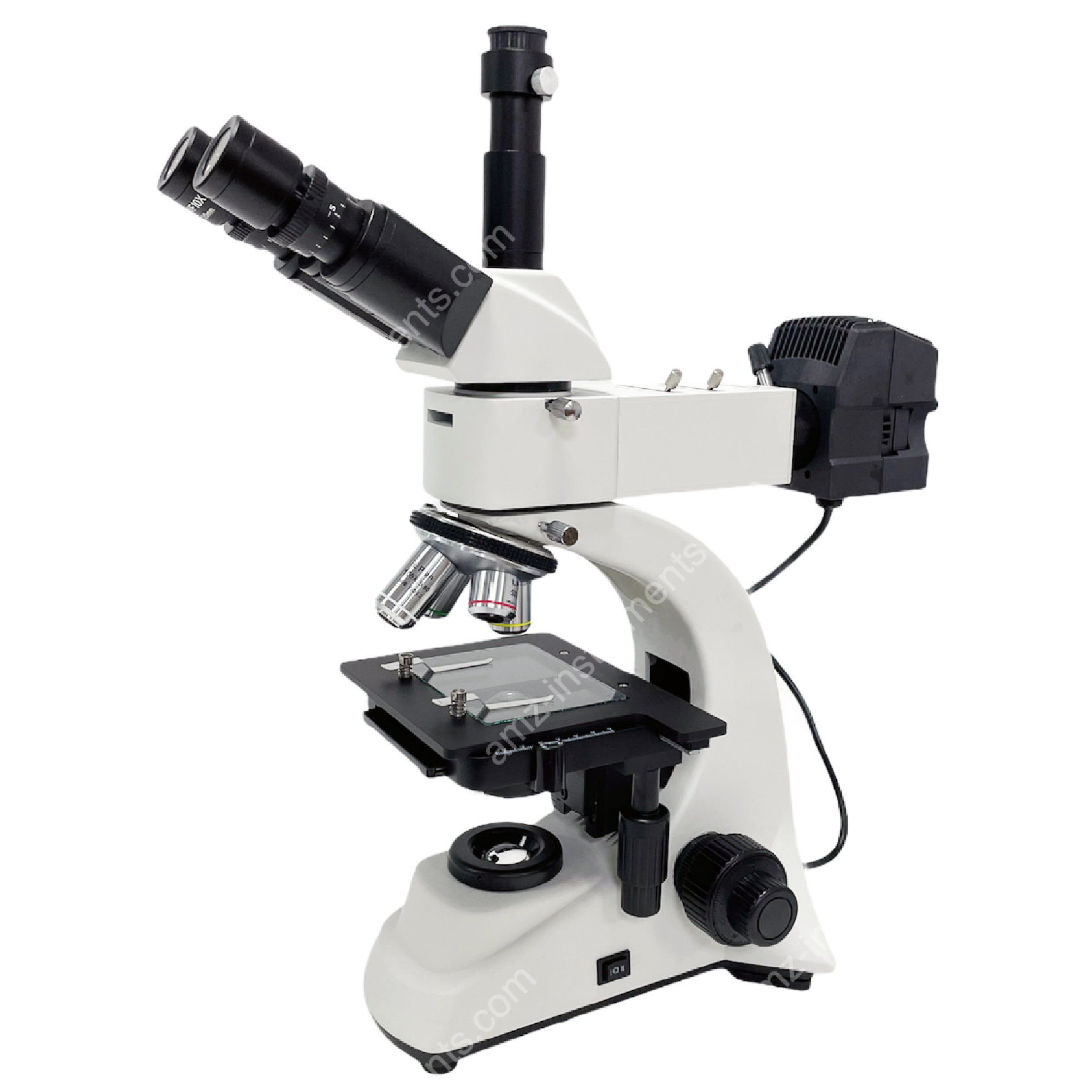 AJX-20TR 50X-1000X Microscopio metalográfico trinocular con fijación de polarización