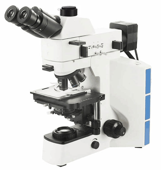 Microscopio metalúrgico trinocular AJX-40MFT con luz reflejada