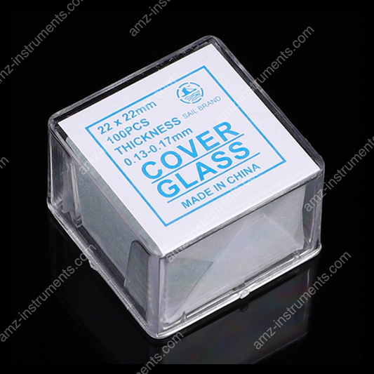 BP-D24 100pc Pre-Cleaned Microscope Glass Cover Slides Coverslips 24mmx24mm Square