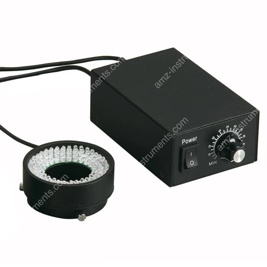 Luz de anillo LED de microscopio LED-96T para lente de zoom individual con diámetro interno de 50 mm