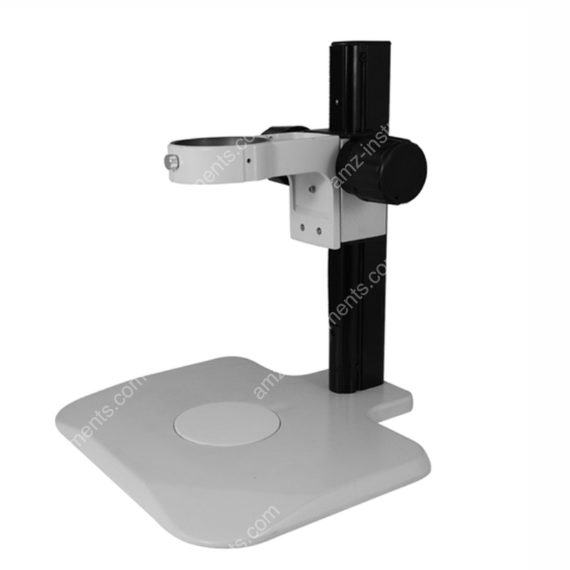 Soporte de pista de microscopio M1 con un estante de enfoque grueso de 76 mm, brazo vertical de 326 mm
