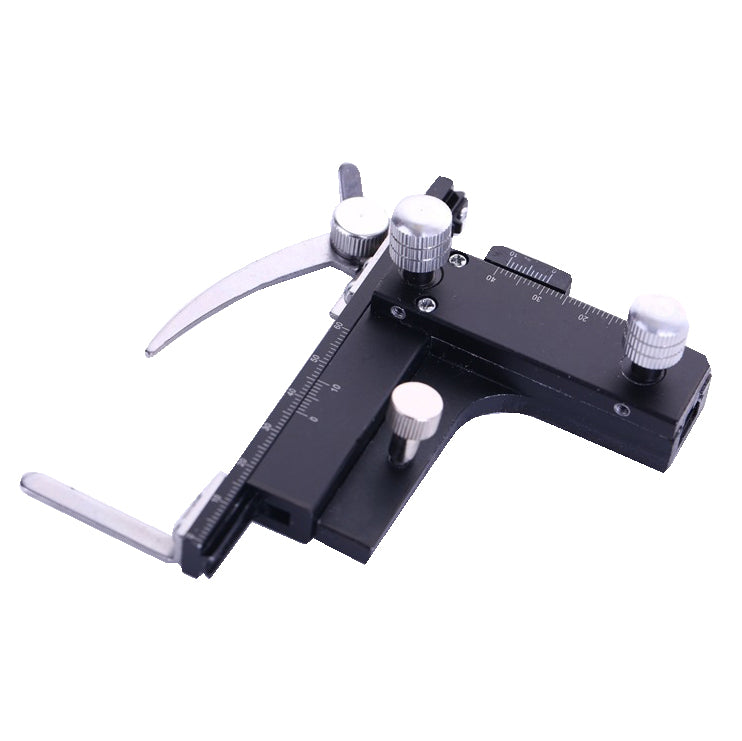 MS-38 Biological Microscope Accessories Metal Attachable Mechanical Stage X-Y Movable Stage with Scale Ruler