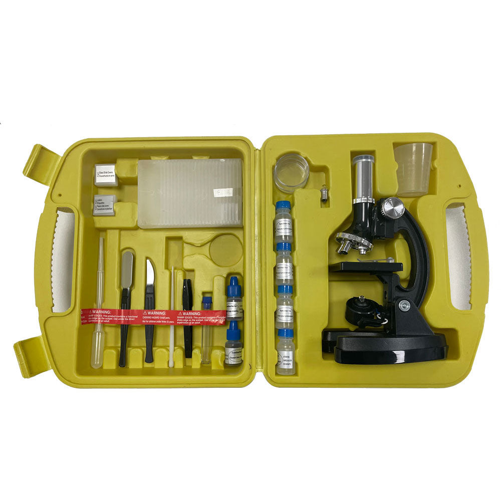 NK-T130 Juguetes educativos Microscopio infantil con embalaje de maleta de plástico
