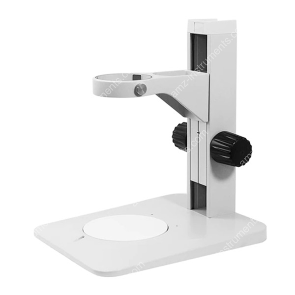 R1 Microscope Track Stand with Rectangle Base, 76mm Coarse Focus