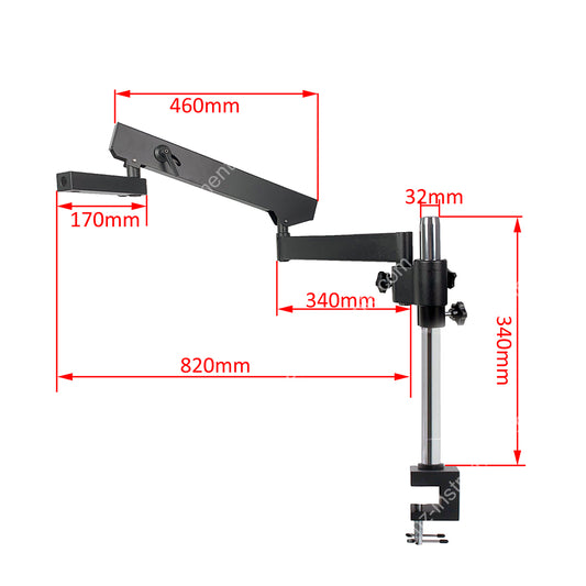 T-P8W articulante del brazo con c-chlamp