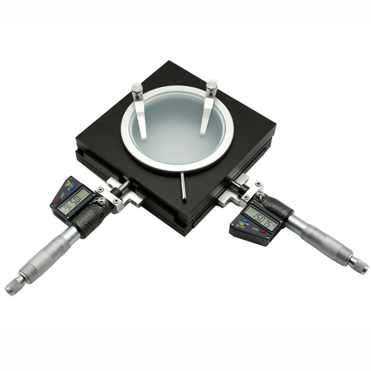 Etapa de medición mecánica DMS XY para microscopios con cabeza de micrómetro digital