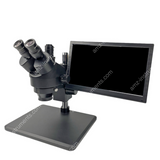ZM0745T -B3L156 0.7x - 4.5x Zoom Trinocualr Microscopio estéreo con pantalla LCD de 15.6 pulgadas