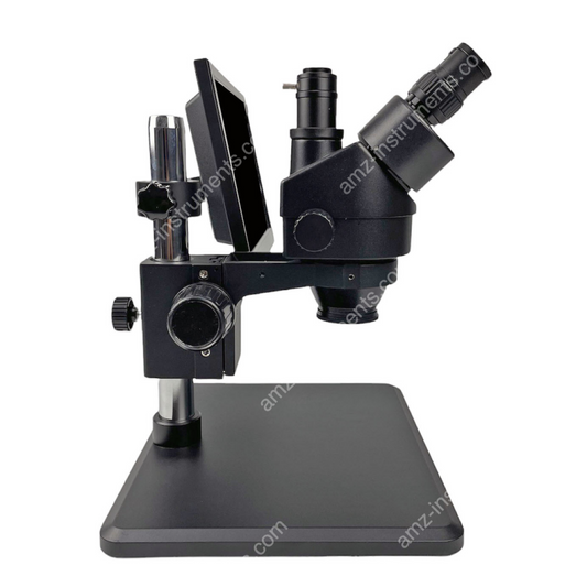 ZM0745T-B3L13 0.7X - 4.5X Zoom Trinocular Digital Stereo Microscope with 13.3 Inch LCD Screen